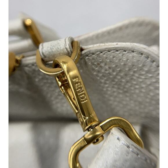 Fendi Classico No.3 Ivory Shopper Tote - Picture 8 of 13